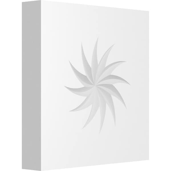 Ekena Millwork Standard Sedgwick Spiral Rosette With Square Edge, 6"W x 6"H x 1"P ROSP060X060X100SDG12 - main